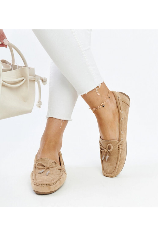 Braune Mokassins mit Schleife Hayam